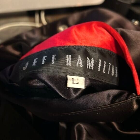 Vtg Boogies Diner Los Angeles Reversible Bomber Jacket L - Picture 12 of 12